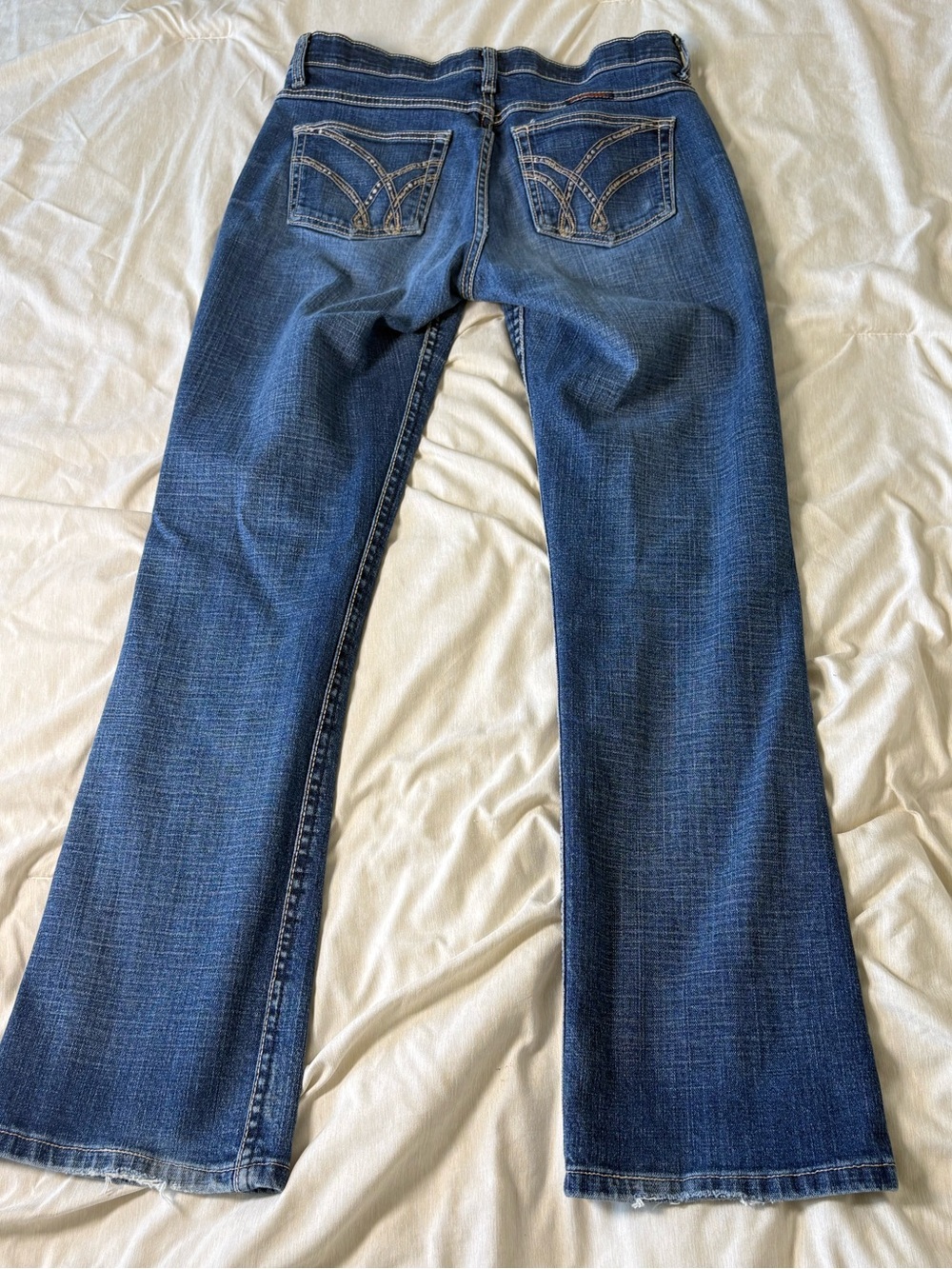 Wrangler Women's Dark Blue Flare Jeans 7/8 x 32